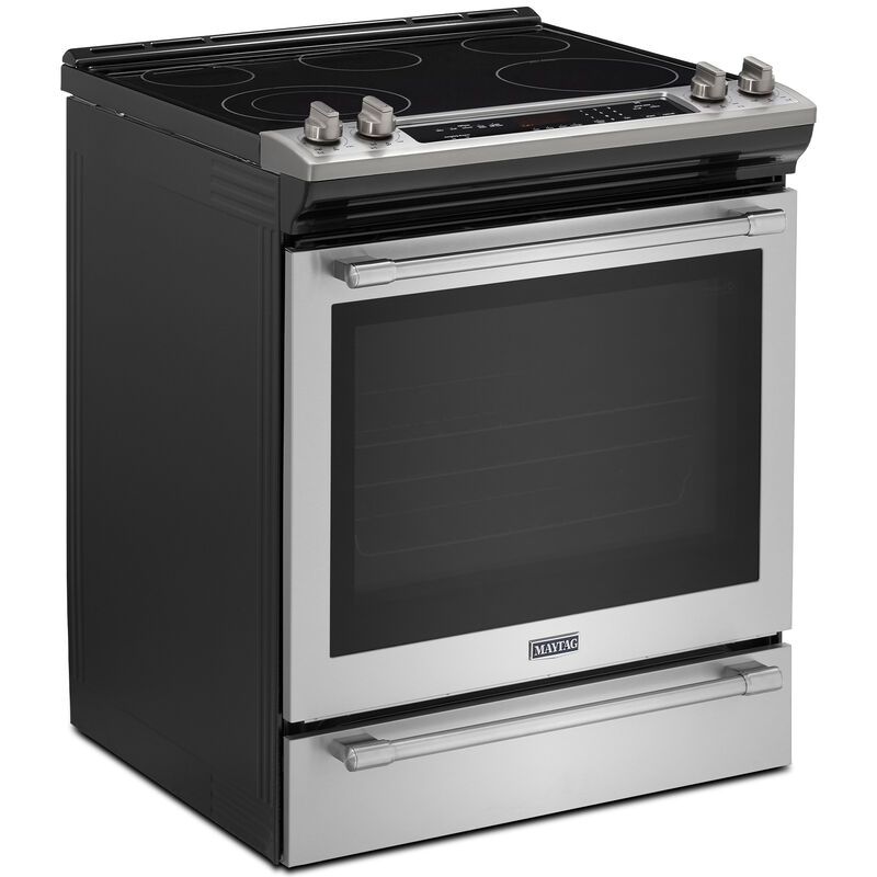 Maytag 30" SlideIn Electric Range with 5 Smoothtop Burners, 6.4 Cu. Ft