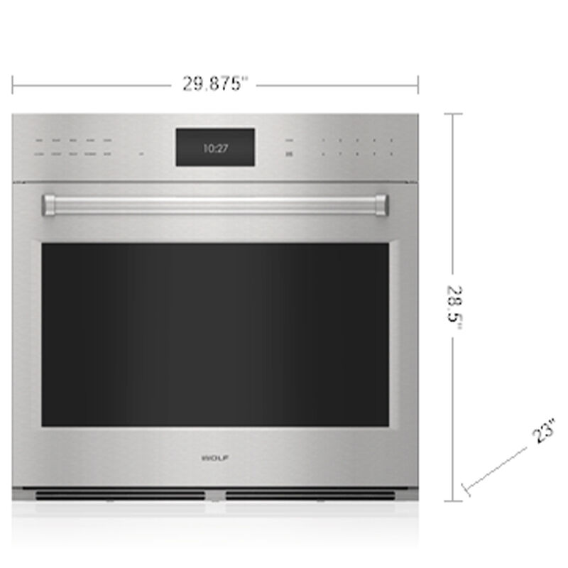 Wolf 27 inch single sales wall oven