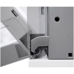 LG 36 in. 25.1 cu. ft. Smart Counter Depth French Door Refrigerator with Zero Clearance Hinge & Internal Water Dispenser - PrintProof Stainless Steel, , hires