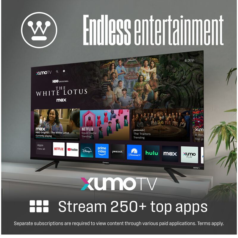 Westinghouse - 55" Class LED 4K UHD Smart XUMO TV, , hires