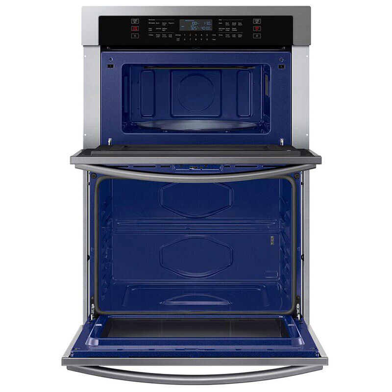 Samsung 30 in. 7 cu. ft. Smart Electric Microwave/Wall Oven Combo with Sensor Cooking - Stainless Steel, Stainless Steel, hires