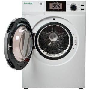 Equator Premium Compact 24 in. 3.1 cu. ft. Stackable Electric Dryer with Sensor Dry & Sanitize Cycle - White, , hires