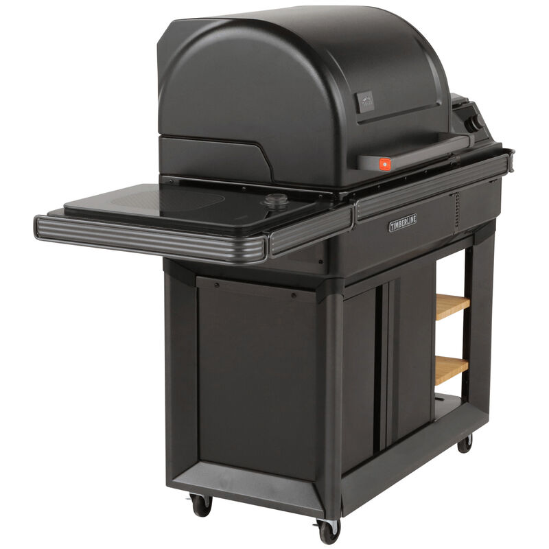Traeger Timberline Wood Pellets Grill with Side Burner - Black, , hires
