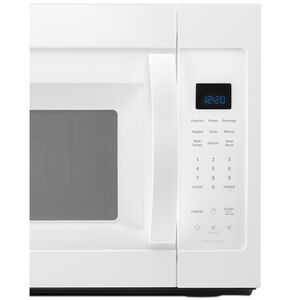 Whirlpool 30 in. 1.9 cu. ft. 1000W Over-the-Range Microwave with 300 CFM & Sensor Cooking - White, , hires