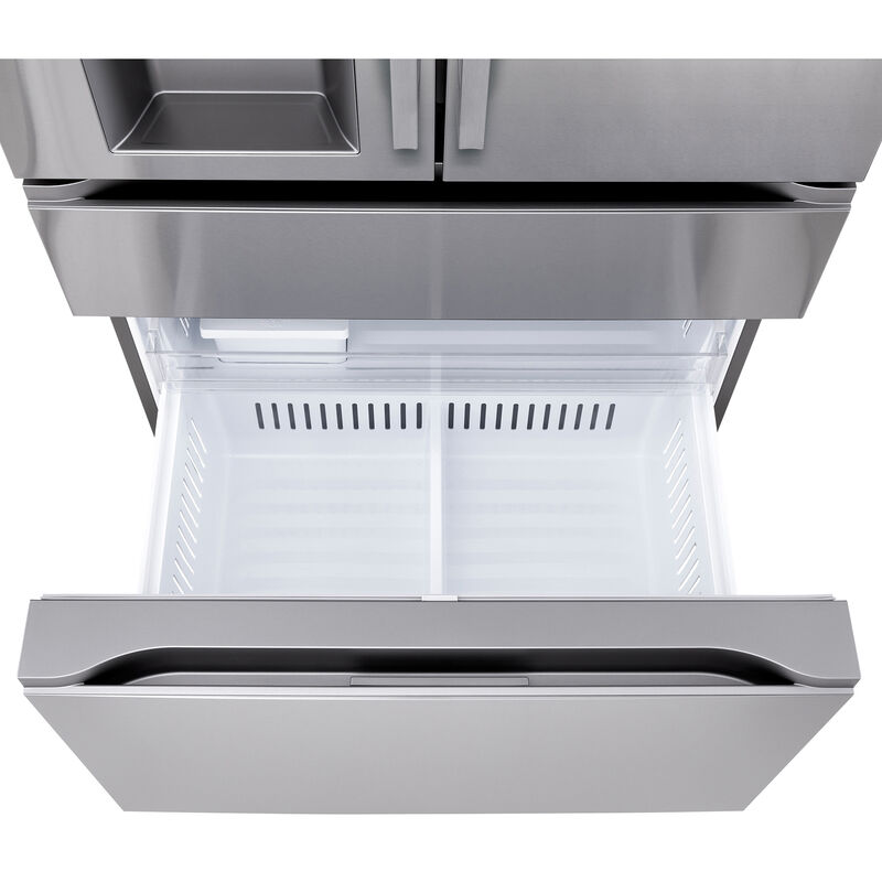 LG 36 in. 28.6 cu. ft. Smart 4-Door French Door Refrigerator with Ice & Water Dispenser - PrintProof Stainless Stee, , hires