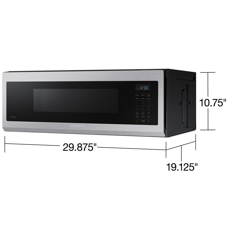 Samsung 30" 1.1 Cu. Ft. OvertheRange Microwave with 10 Power Levels