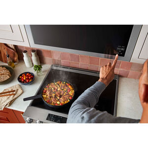 KitchenAid 30 in. 1.1 cu. ft. 1000W Over-the-Range Microwave with 400 CFM & Sensor Cooking - Stainless Steel, Stainless Steel, hires