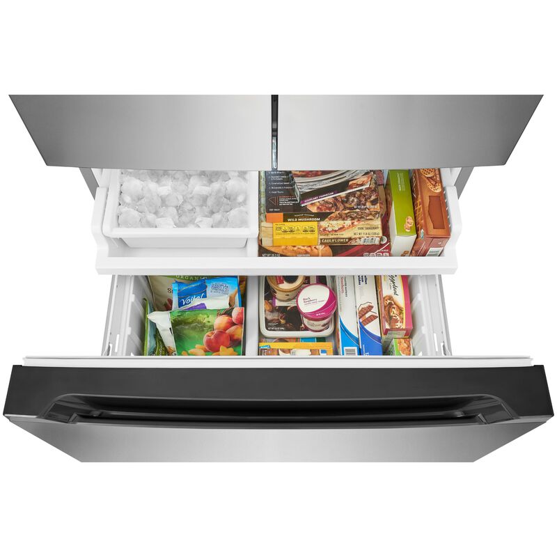 Frigidaire 36 in. 28.8 cu. ft. French Door Refrigerator with Internal Water Dispenser - Fingerprint-Resistant Stainless Steel Look, , hires