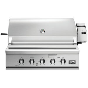 DCS Series 7 36 in. 3-Burner Built-In Liquid Propane Gas Grill with Rotisserie & Smoke Box - Stainless Steel, , hires