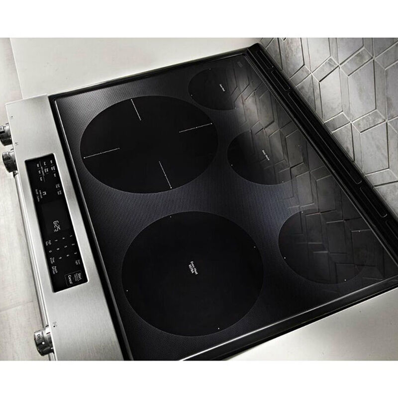 KITCHENAID 30'' 4-Element Induction Slide-In Convection Range with