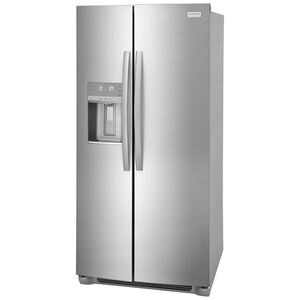 Frigidaire Gallery 36 in. 22.2 cu. ft. Counter Depth Side-by-Side Refrigerator with Ice & Water Dispenser - Stainless Steel, Stainless Steel, hires