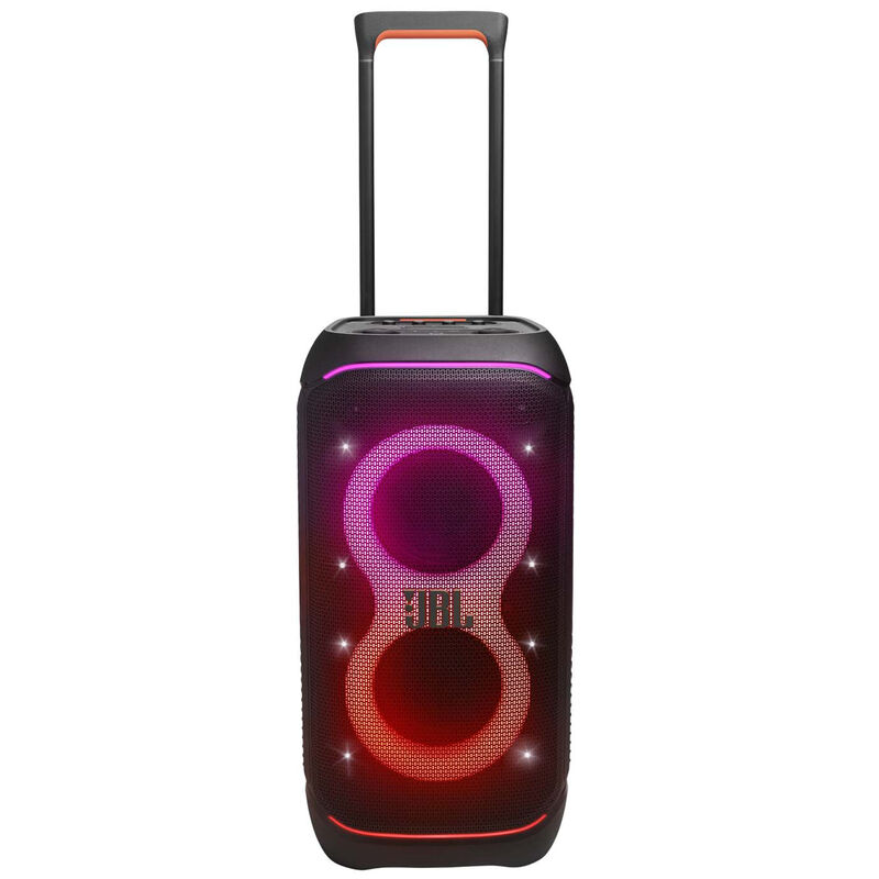 JBL PARTYBOX STAGE 320 Portable Party Speaker with Wheels - Black, , hires