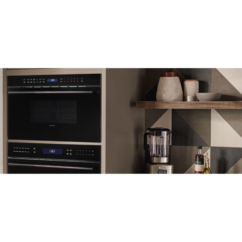 Wolf M Series 30 in. 1.6 cu. ft. 900W Built-In Microwave with Convection & Sensor Cooking - Black, , hires