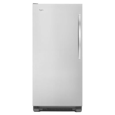 Whirlpool 31" 18.0 Cu. Ft. Upright Freezer with Adjustable Shelves & Digital Control - Monochromatic Stainless Steel | WSZ57L18DM