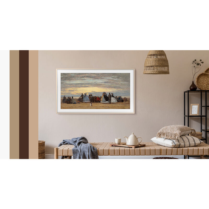 Samsung 50" The Frame Customizable Bezel - Modern Brown, , hires