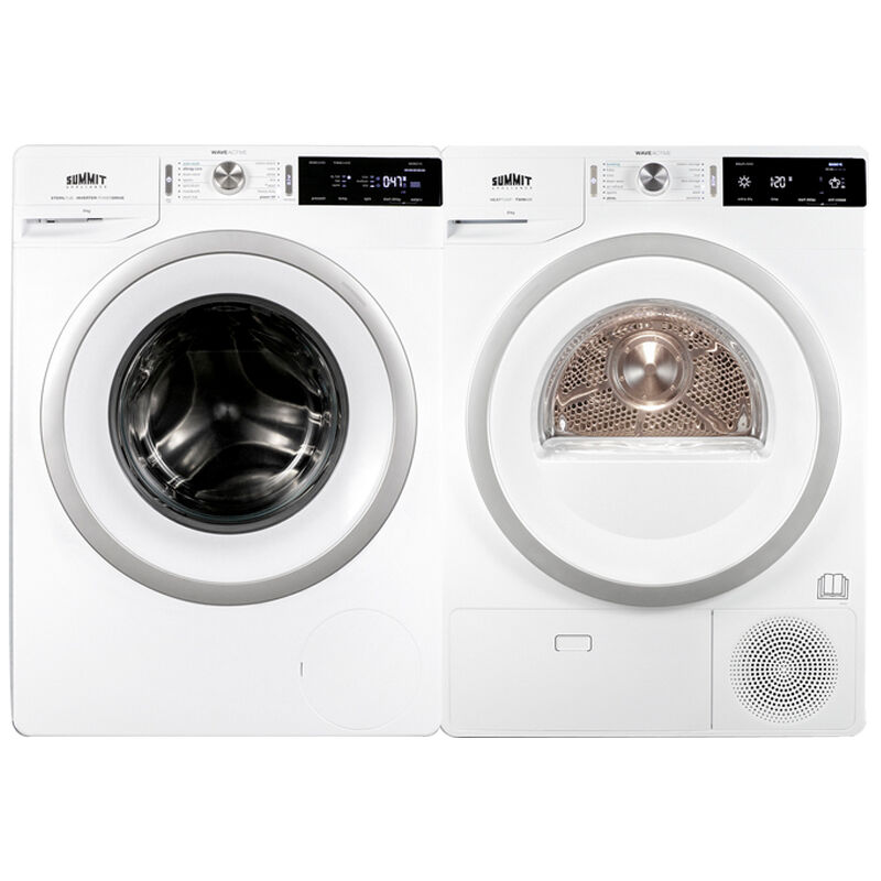 Summit 24 in. 2.3 cu. ft. Stackable Front Load Washer - White, , hires