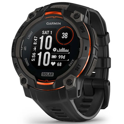 Garmin Instinct 3 45 mm, Solar - Black | 010-02934-00