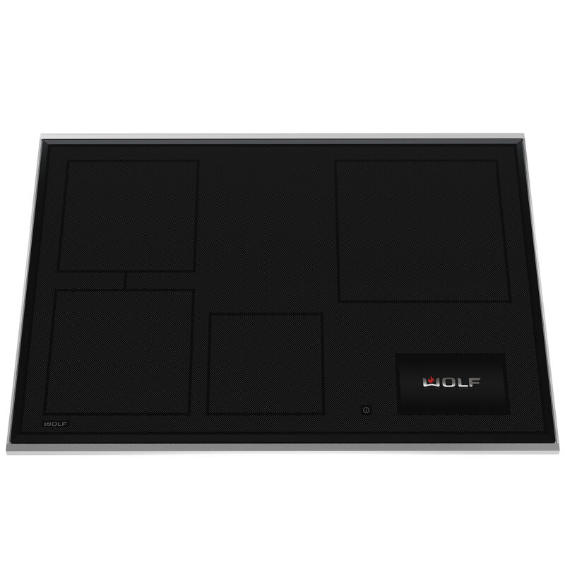 Wolf Transitional 30 in. 4-Burner Induction Cooktop with Simmer Burner & Power Burner - Stainless Steel, , hires