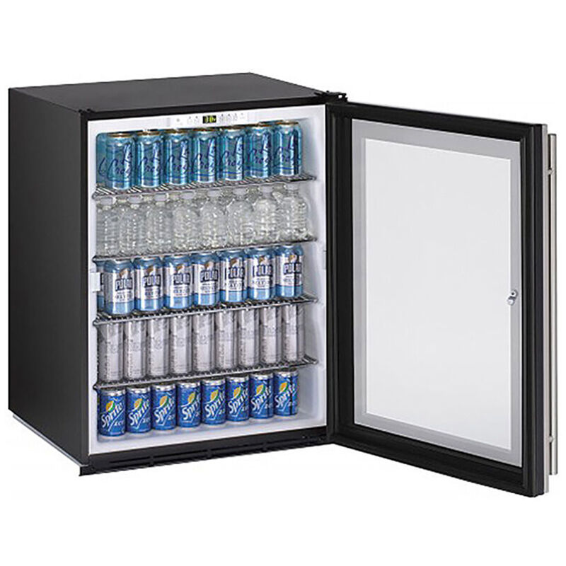 U-Line ADA Collection Series 24 in. 5.4 cu. ft. Mini Fridge - Stainless Steel, , hires