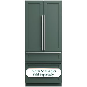 Cafe 36 in. 20.1 cu. ft. Built-In Smart Counter Depth 4-Door French Door Refrigerator with Ice Maker - Custom Panel Ready, , hires