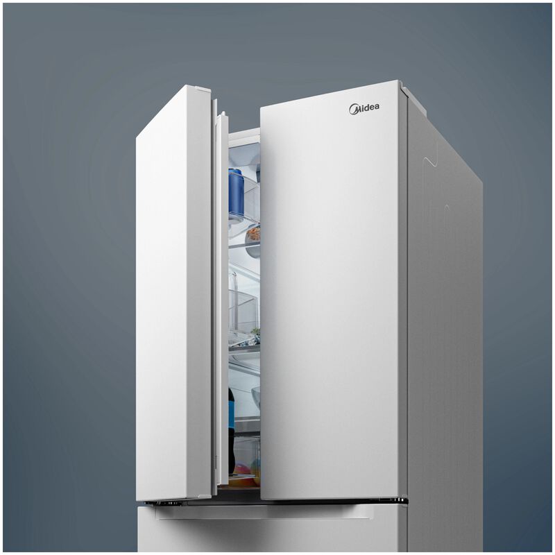 Midea 30 in. 18.4 cu. ft. French Door Refrigerator - White, White, hires