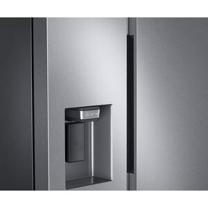 Samsung 36 in. 27.4 cu. ft. Side by Side Refrigerator with Ice & Water Dispenser - Stainless Steel, Stainless Steel, hires