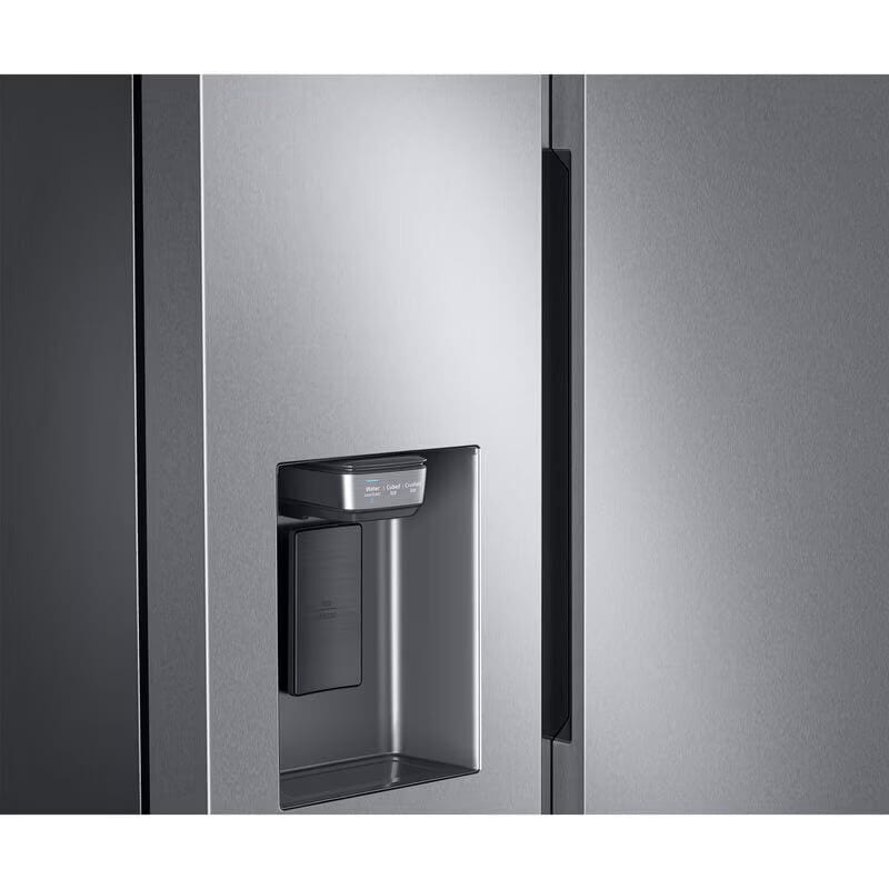 Samsung 36 in. 27.4 cu. ft. Side by Side Refrigerator with Ice & Water Dispenser - Stainless Steel, Stainless Steel, hires