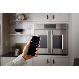 Monogram Statement Series 30 in. 5 cu. ft. Smart Electric Single Wall Oven with True European Convection - Stainless Steel, , hires