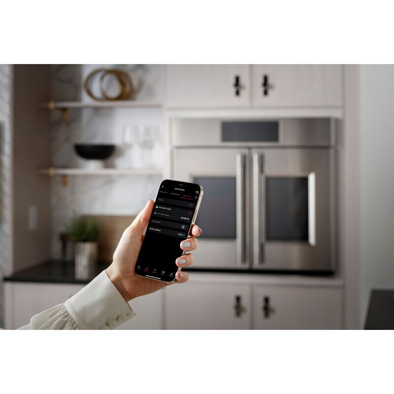 Monogram Statement Series 30 in. 5 cu. ft. Smart Electric Single Wall Oven with True European Convection - Stainless Steel, , hires