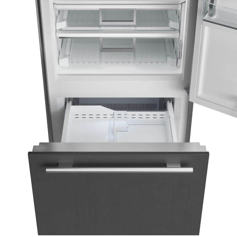 Sub-Zero Classic Series 30 in. Built-In 17.0 cu. ft. Smart Bottom Freezer Refrigerator with Tubular Handles- Stainless Steel, , hires