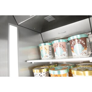 Thermador 18 in. 7.8 cu. ft. Built-in Smart Double-Drawers Compact Upright Freezer with Ice-Maker & Adjustable Shelves - Custom Panel Ready, , hires