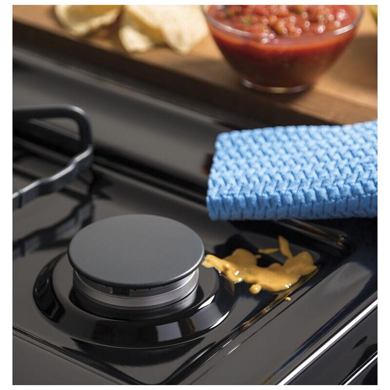 GE 30 in. 5 cu. ft. Gas Range with 5 Sealed Burners & Griddle - Stainless Steel, Stainless Steel, hires