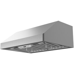 Zephyr Tempest I 30 in. Convertible Canopy Pro Style Range Hood with 650 CFM, 5 Fan Speeds & 2 LED Lights - Stainless Steel, , hires