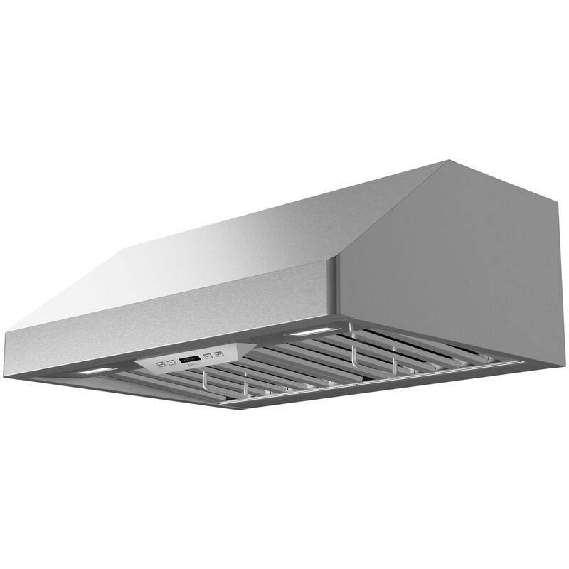 Zephyr Tempest I 30 in. Convertible Canopy Pro Style Range Hood with 650 CFM, 5 Fan Speeds & 2 LED Lights - Stainless Steel, , hires