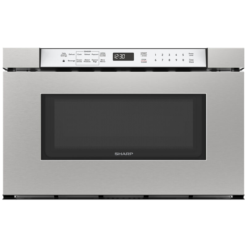 Sharp 24 in. 1.2 cu. ft. 950W Drawer Microwave with Sensor Cooking - Stainless Steel, , hires