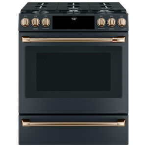 Cafe Front Control Gas Knobs & Handles - Brushed Bronze, , hires