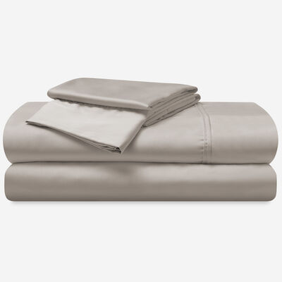 BedGear Hyper-Cotton Queen Size Sheet Set (Ideal for Adj. Bases) - Medium Beige | BGS199205