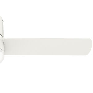 Hunter 52" Minimus Low Profile Ceiling Fan with LED Light Kit and Handheld Remote - Fresh White, White, hires