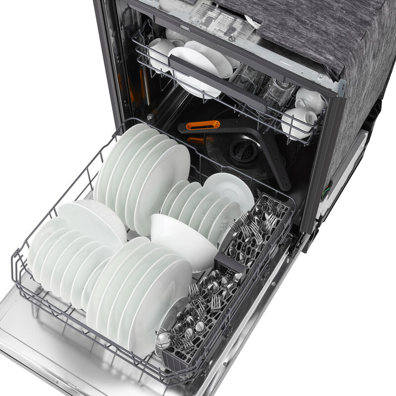 LG 24 in. Top Control Flush-Mount Smart Dishwasher with 46 dBa Sound level, 3rd-Rack, Dynamic Heat Dry with AutoVent Dry & Pocket Handle - PrintProof Stainless Steel, , hires