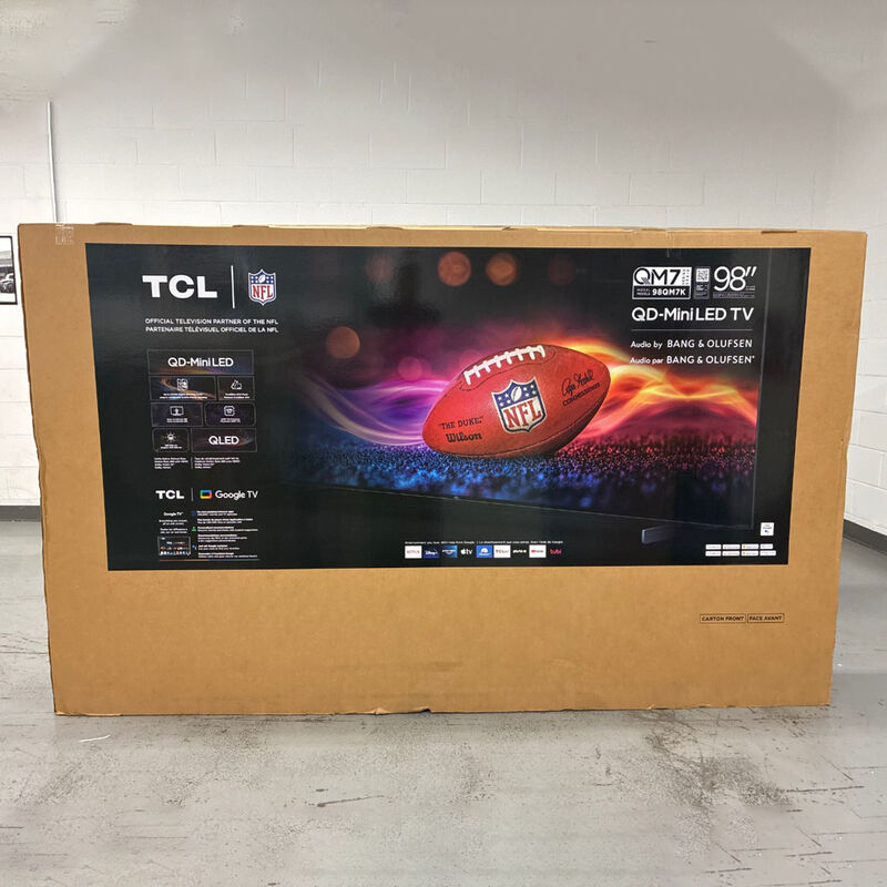 TCL - 98" Class QM7K QLED Mini-LED 4K UHD Smart Google TV (Open Box Good Condition), , hires