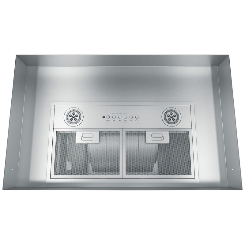 GE 20 in. Standard Style Range Hood with 4 Speed Settings & 2 LED Light - Stainless Steel, , hires