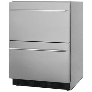 Summit 24 in. 3.0 cu. ft. Refrigerator Drawer - Stainless Steel, , hires