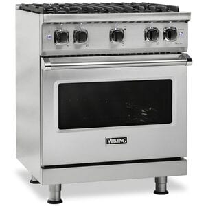 Viking 5 Series 30 in. 4 cu. ft. Standard Convection Gas Range with 4 Sealed Burners - Stainless Steel, Stainless Steel, hires