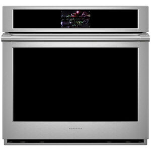 Monogram Statement Series 30 in. 5 cu. ft. Smart Speed Electric Single Wall Oven with True European Convection - Stainless Steel, , hires