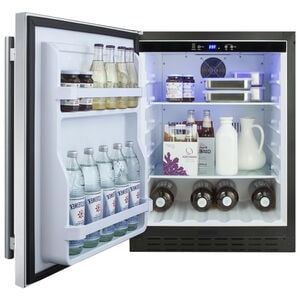 Summit 24 in. 4.2 cu. ft. Left-Hinged Undercounter Refrigerator - Stainless Steel, , hires