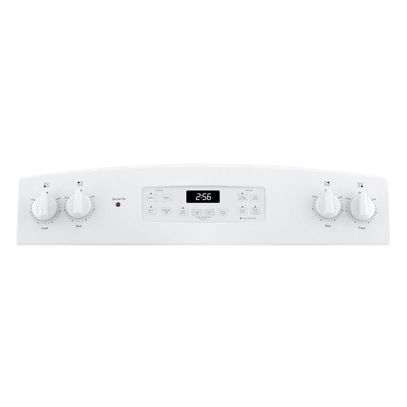 GE 30 in. 5 cu. ft. Electric Range with Coil Burners - White, White, hires