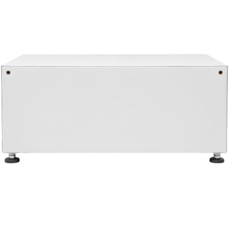 Equator Universal Laundry Pedestal for 24" Washer, Dryer & Combo with Storage Drawer - White, , hires