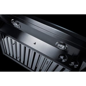 JennAir Pro-Style 30 in. Ducted Canopy Pro Style Style Range Hood with 600 CFM, 4 Fan Speeds & 2 Halogen Lights - Stainless Steel, , hires