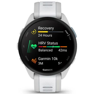 Garmin Forerunner 165 Smart Watch - Mist Gray/Whitestone, , hires