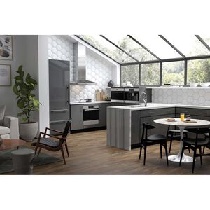 Wolf E Series 24 in. 1.6 cu. ft. 900W Built-In Microwave with Convection & Sensor Cooking - Stainless Steel, , hires